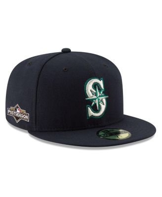New Era - Men's Navy Seattle Mariners 2025 MLB Postseason Side Patch 59FIFTY Fitted Hat