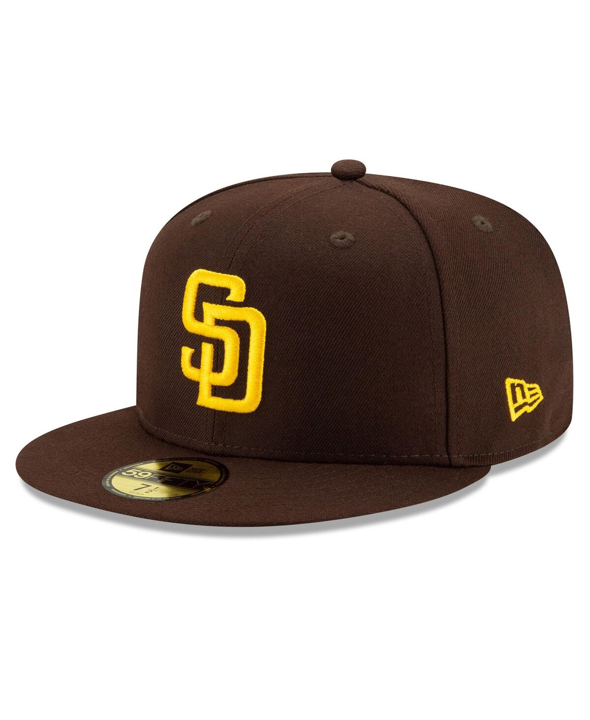 New Era Men's Brown San Diego Padres 2025 Mlb Postseason Side Patch 59FIFTY Fitted Hat