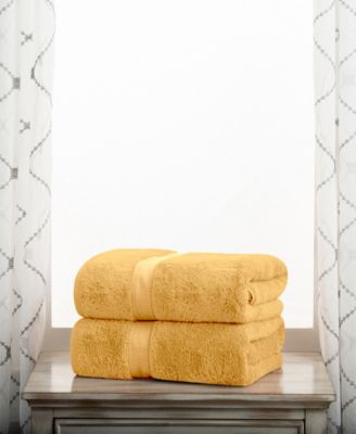 100% Egyptian Cotton 2-Pc Bath Towel Set