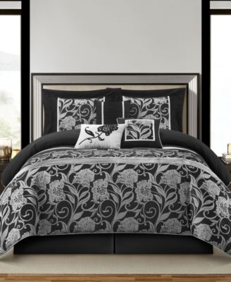 Mollybee Floral 7-Pc. Comforter Set, Queen