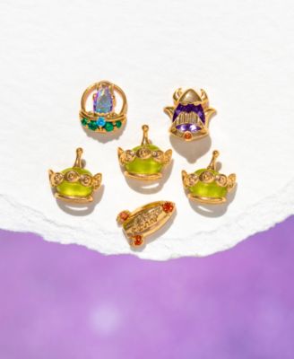 Gold Plated Pixar Toy Story Crystal Alien Studs