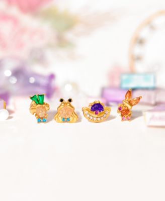 Crystal Multi-Color Disney Alice in Wonderland Earring Set
