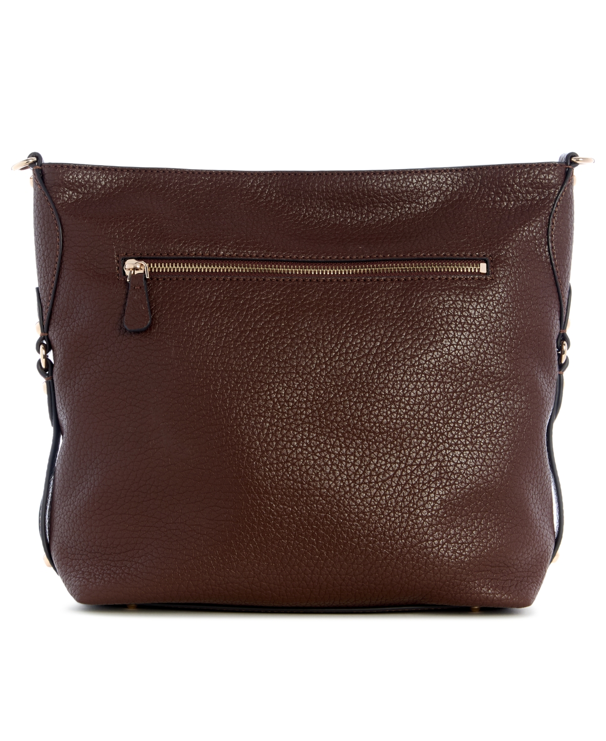 Guess Marsha Small Crossbody Bucket Bag In Brown