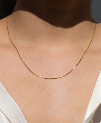Monaco Snake Gold Plated Chain Necklace