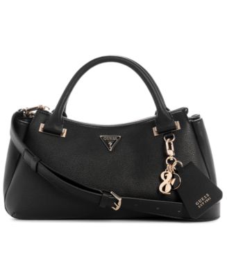 (取寄) ゲス レディース エヴィー トリプル コンパートメント サッチェル GUESS women Evie Triple Compartment Satchel Black GUESS Evie Triple Compartment Medium Satchel Bag - Macy's