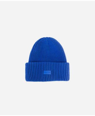 Chunky Merino Wool Ribbed Beanie
