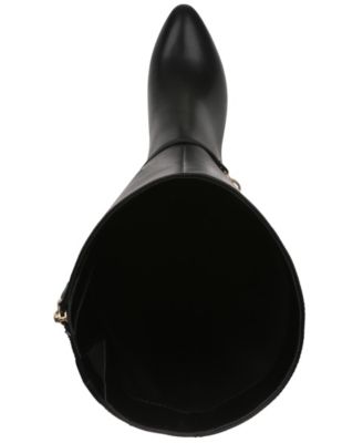 Women's Shaniaa Belt Pointed Toe Boot, Wide Calf, Macy's Exclusive