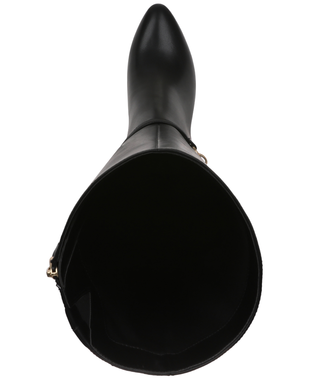 Style & Co Style Co Womens Shaniaa Belt Pointed Toe Boot Regular Wide Calf Macys Exclusive In Black