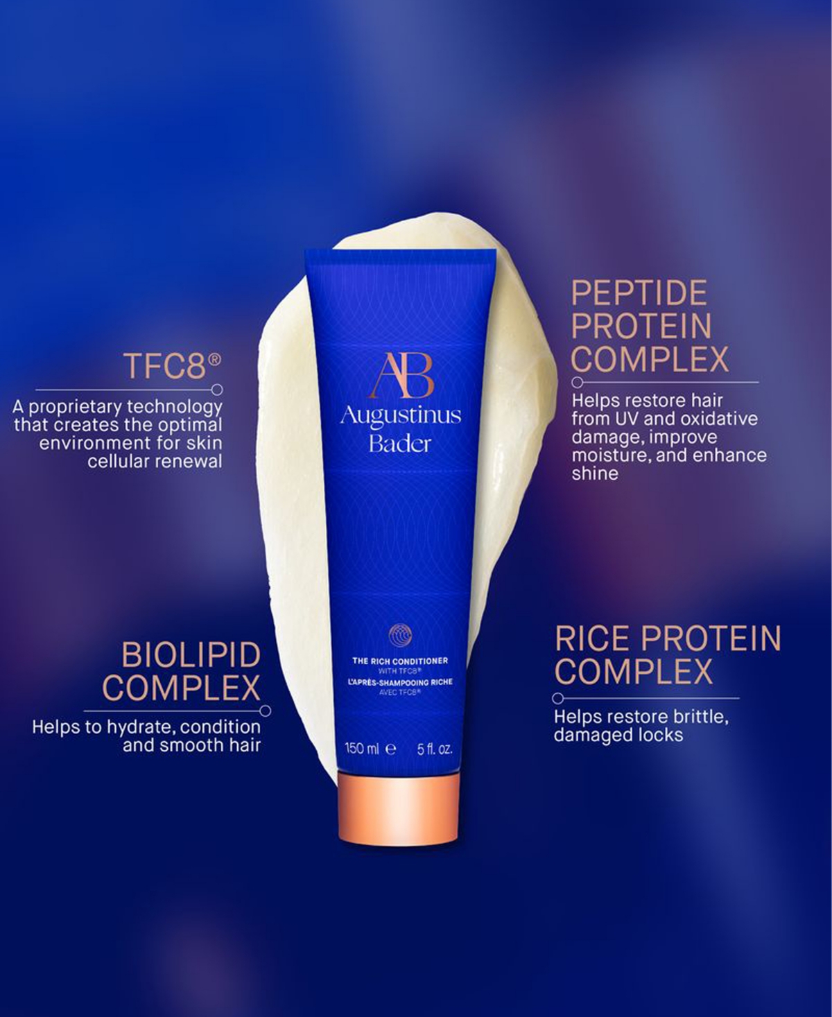 Augustinus Bader The Rich Conditioner, 5.07 oz.