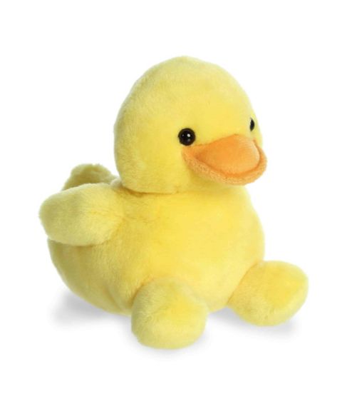 Детская мягкая игрушка Aurora Palm Pals Tubby Rubber Ducky 5" Plush, цвет: Жёлтый