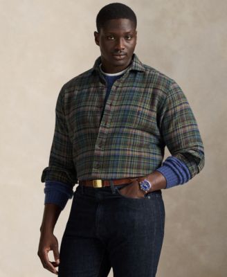 Polo Ralph Lauren - Men's Big & Tall Plaid Brushed Flannel Shirt