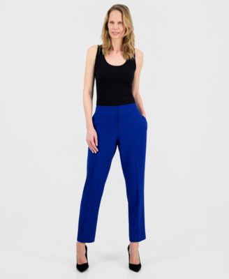 Women's Stretch Crepe Slim Leg Pant, Regular & Petite 