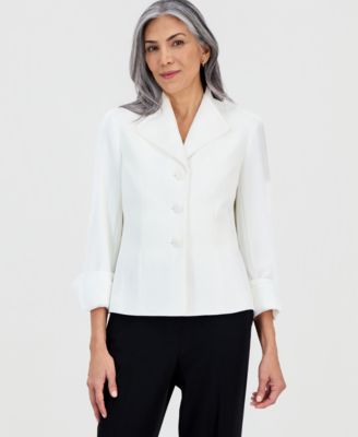 Kasper - Women's Three-Button Long-Sleeve Jacket