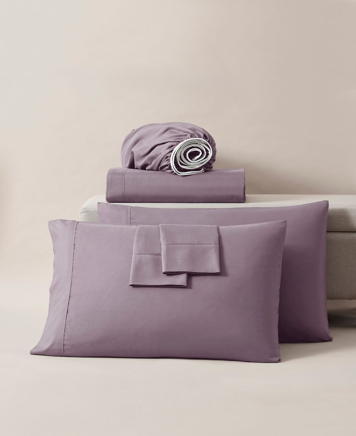 Nestl Extra Deep Pocket 6-pc. Sheet Set, Full In Purple