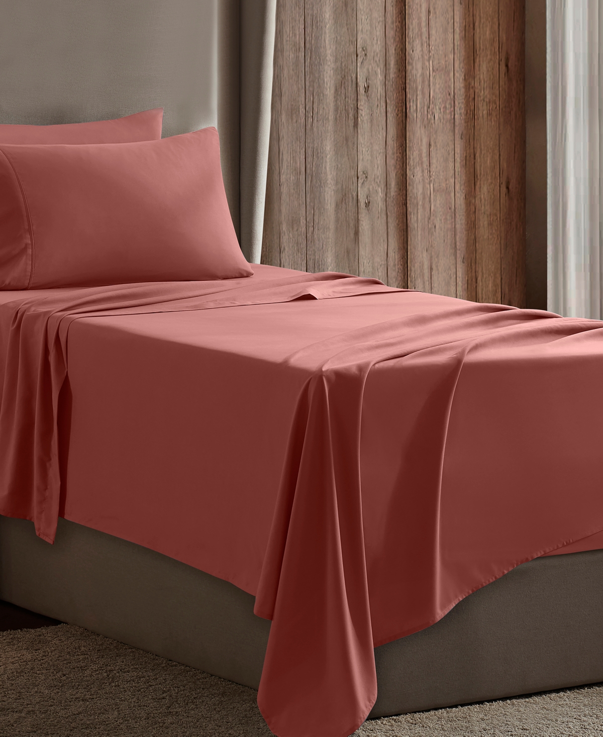 Nestl Extra Deep Pocket 4-pc. Sheet Set, Twin In Pink