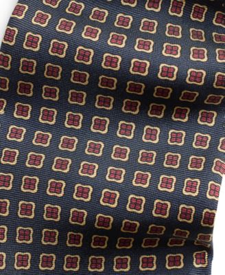 Men's Vintage-Inspired Neat Silk Tie