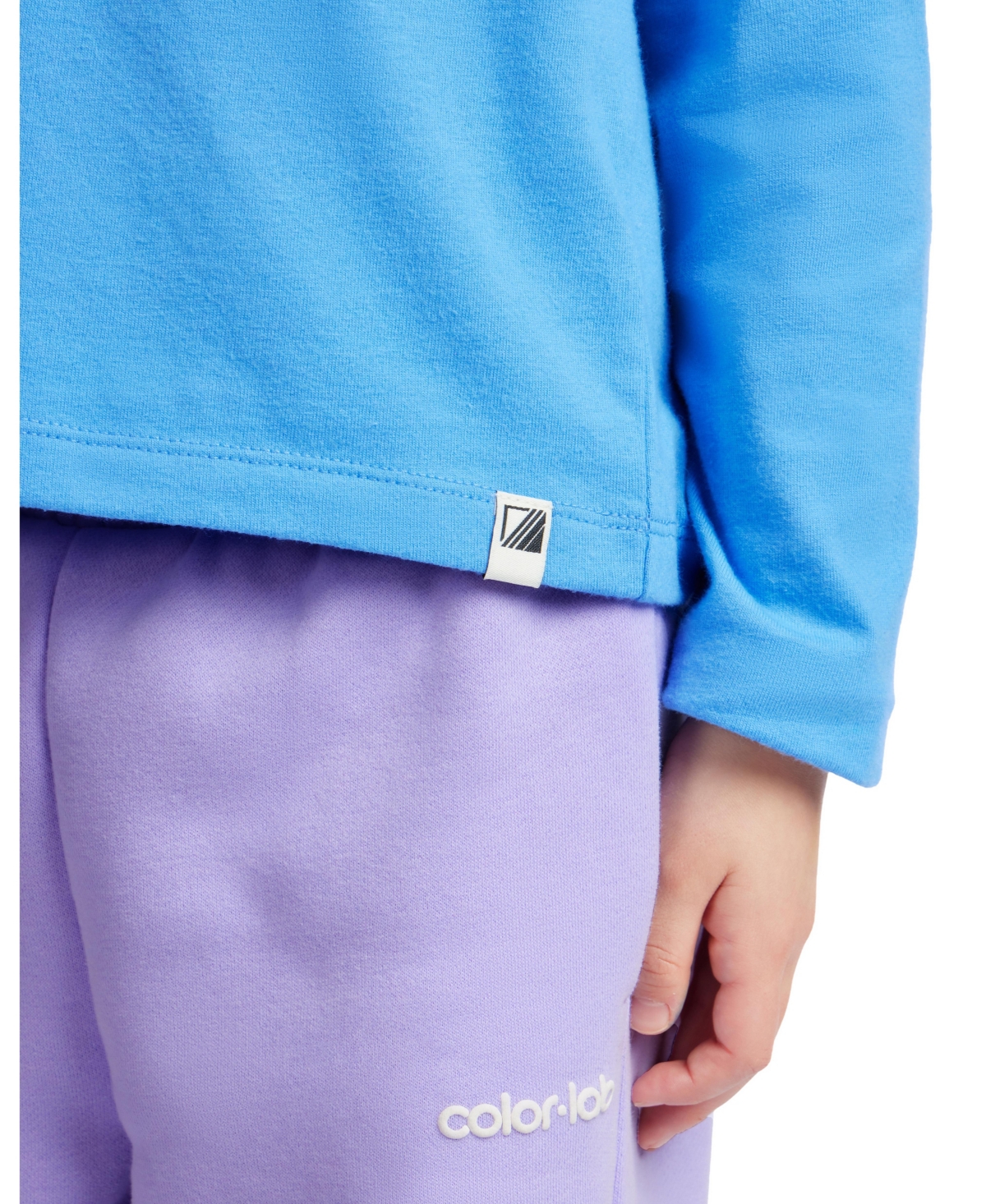 Color Lab Girls 3t-7 Printed Long Sleeves T-shirt In Purple