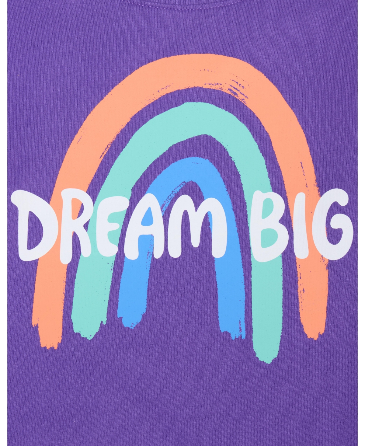 Color Lab Girls 3t-7 Printed Long Sleeves T-shirt In Purple