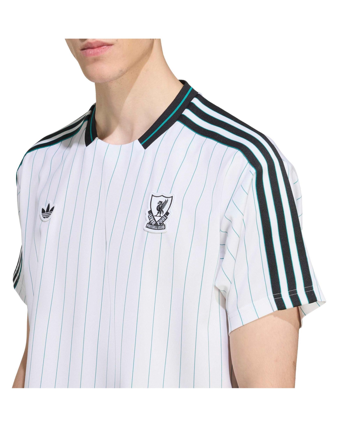 Adidas Men's and Women's White Liverpool Terrace Icons Jersey