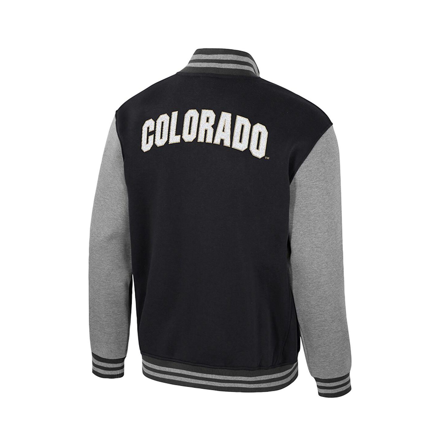 Мужская куртка Colosseum Black Colorado Buffaloes Ambi-Turner Full-Zip Varsity — фото 3