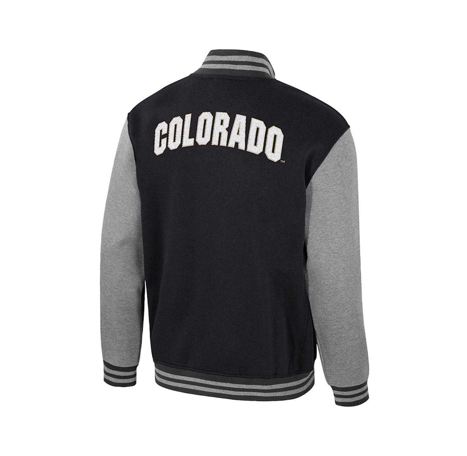 Men's Black Colorado Buffaloes Ambi-Turner Full-Zip Varsity Jacket