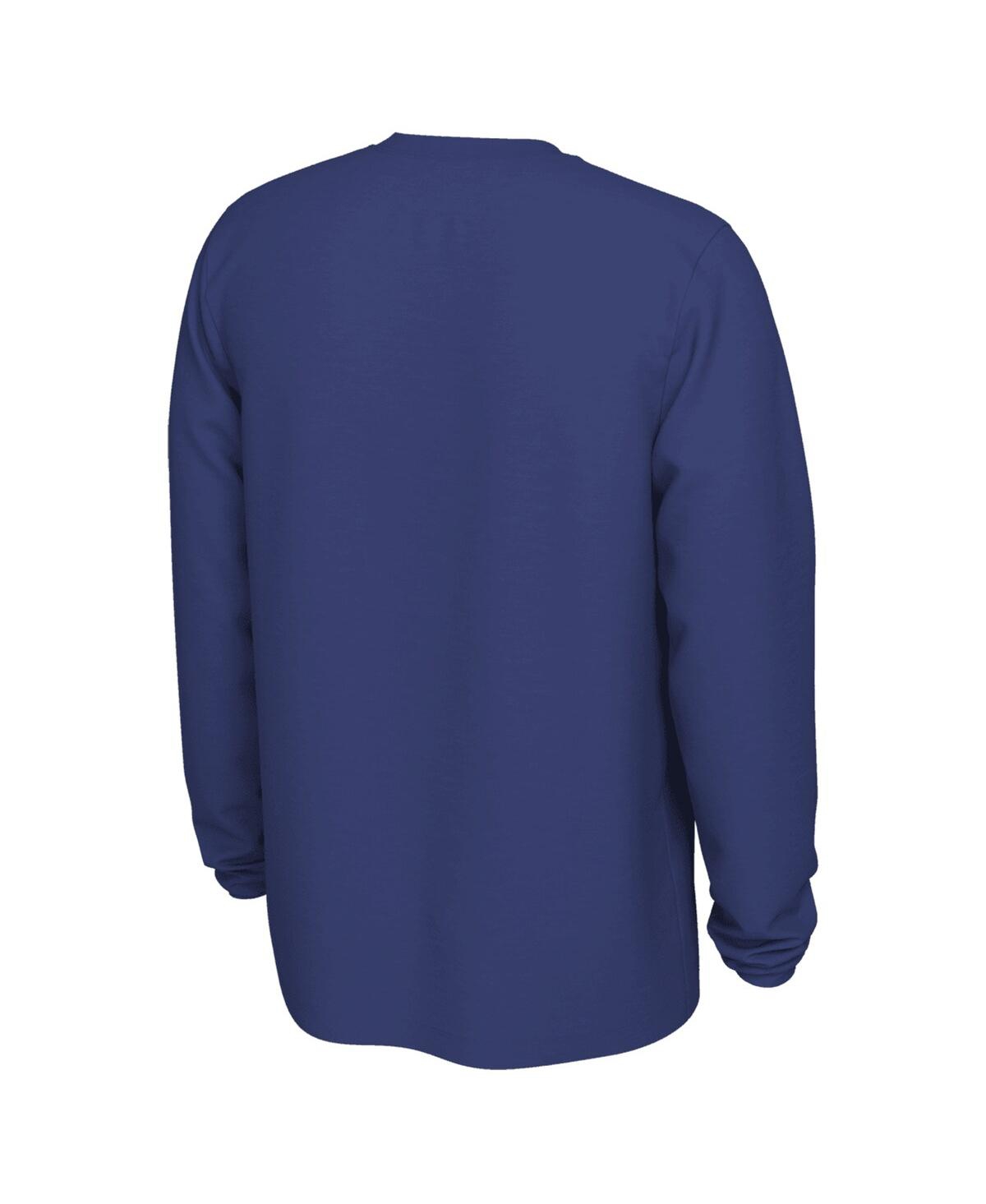 Nike Men's Royal Golden State Warriors 2025/26 On-court Flare Performance Practice Long Sleeve T-shirt In Blue