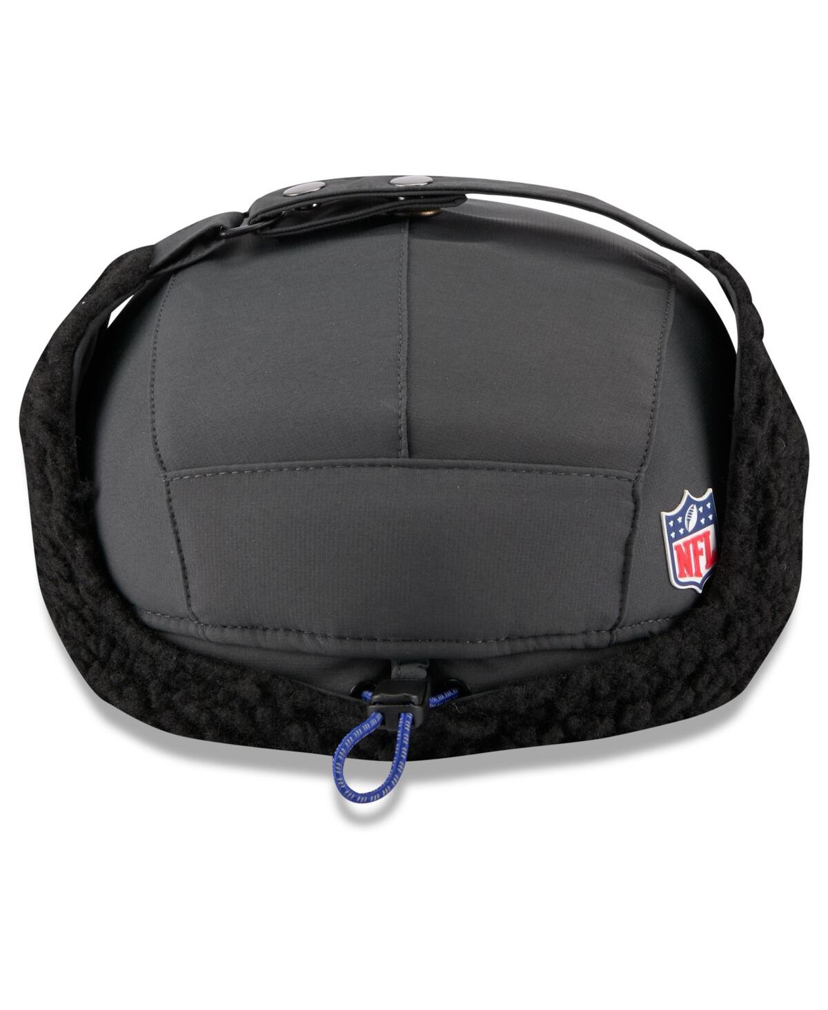 New Era Men's Charcoal Buffalo Bills 2025 Sideline Cold Weather Runner Dog Ear Adjustable Hat