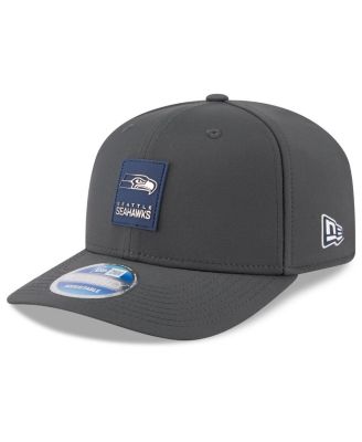 New Era - Men's Charcoal Seattle Seahawks 2025 Sideline Cold Weather 9SEVENTY Adjustable Hat