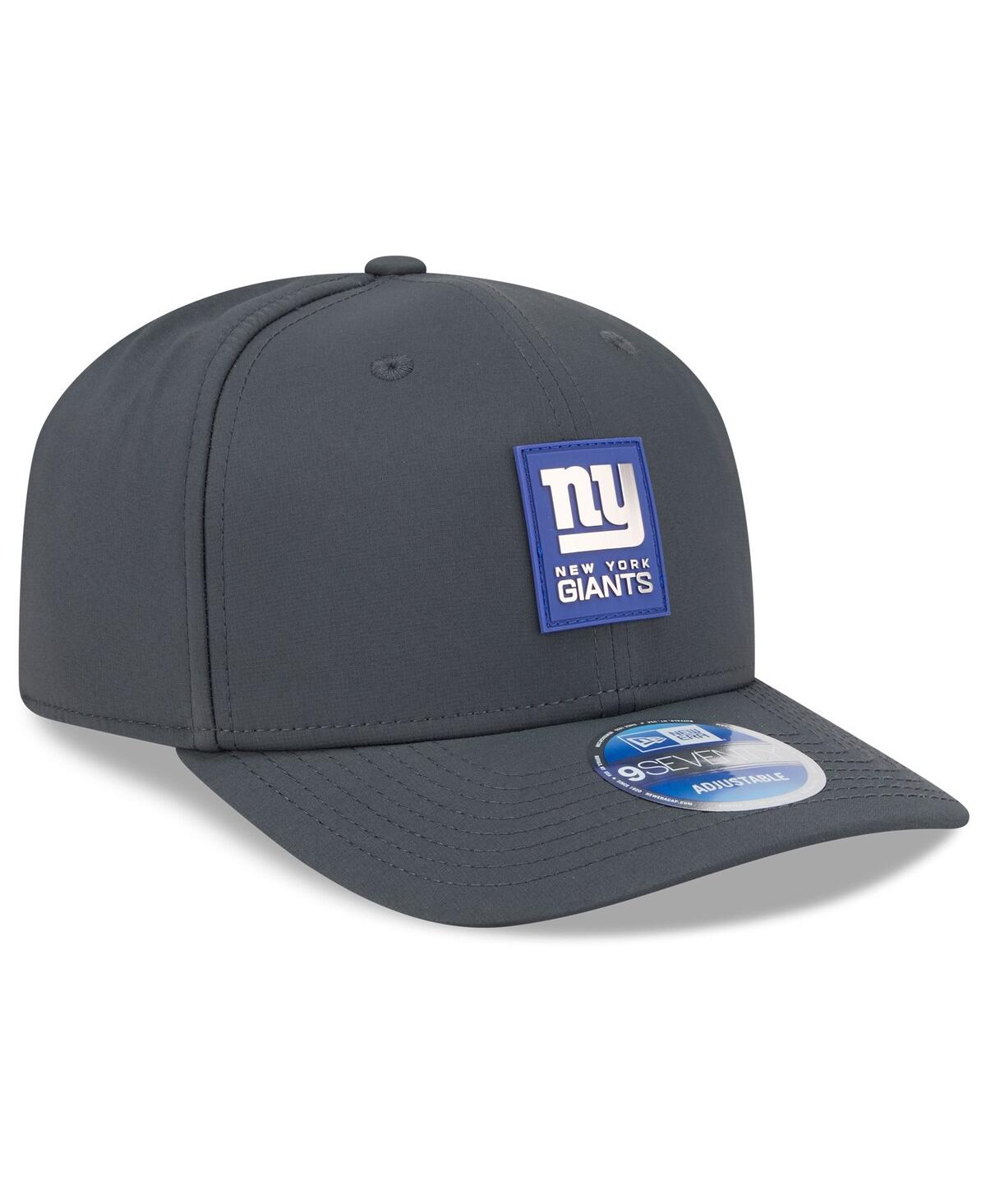 New Era Men's Charcoal New York Giants 2025 Sideline Cold Weather 9SEVENTY Adjustable Hat