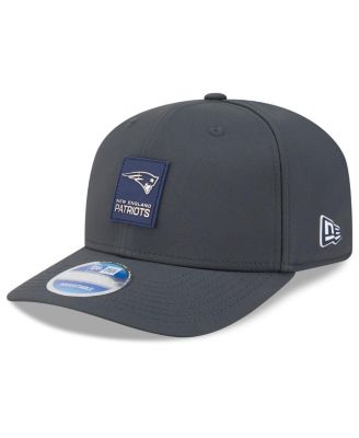 New Era - Men's Charcoal New England Patriots 2025 Sideline Cold Weather 9SEVENTY Adjustable Hat