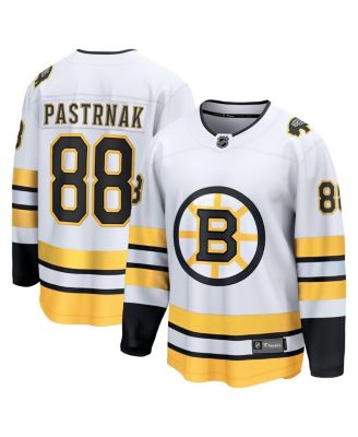 Fanatics - Men's David Pasternak White Boston Bruins Away Breakaway Player Jersey