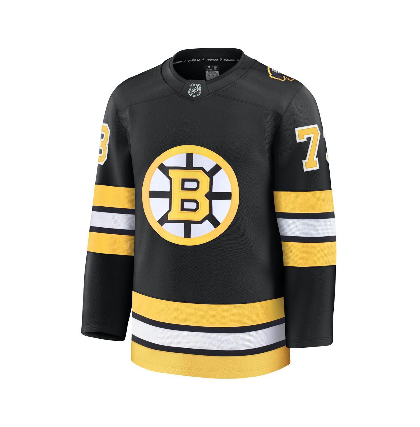 Мужской топ Fanatics Charlie McAvoy Black Boston Bruins Home Premium Player Jersey — фото 2