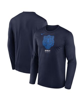 Nike - Men's Navy Detroit Tigers City Connect Legend Dri-FIT Long Sleeve T-Shirt