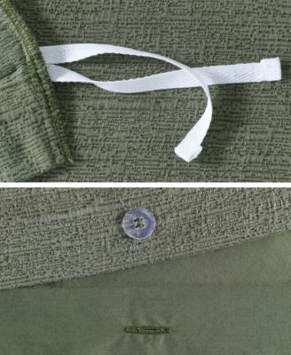 Carved Lines Matelass&amp;eacute; 3-Pc. Duvet Cover Set, King