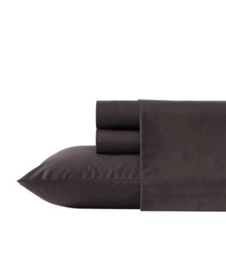 Vera Wang Cool Comfort Solid 200-Thread Count Cotton 4-Pc. Sheet