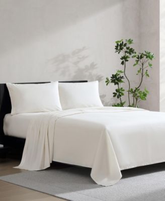 Cool Comfort Solid 200-Thread Count Cotton 4-Pc. Sheet Set, King