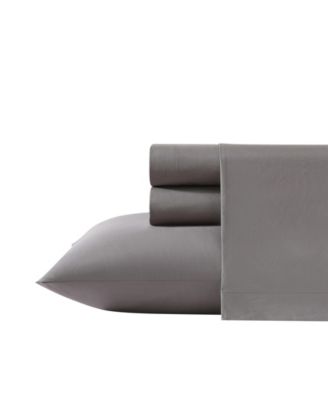 Cool Comfort Solid 200-Thread Count Cotton 4-Pc. Sheet Set, Queen