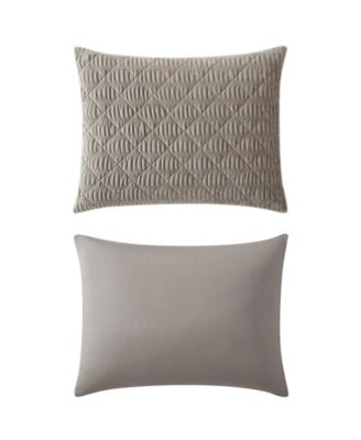 Solid Crushed Velvet 3-Pc. Quilt Set, King