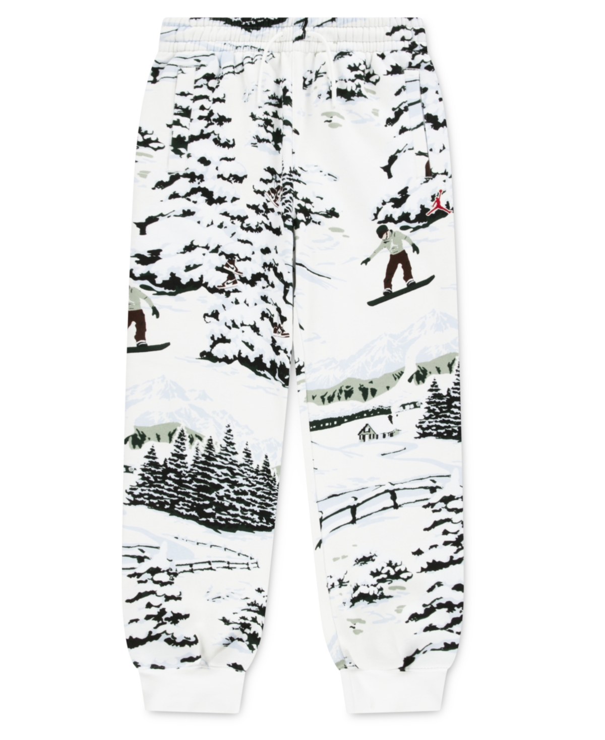 Jordan Boys 8-20 Brooklyn Holiday Printed Pull-On Pants
