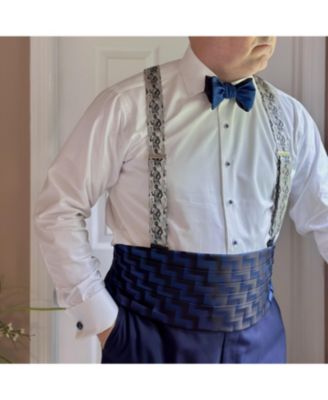 Men's Ambrose Dapper Night Silk Formal End Suspenders