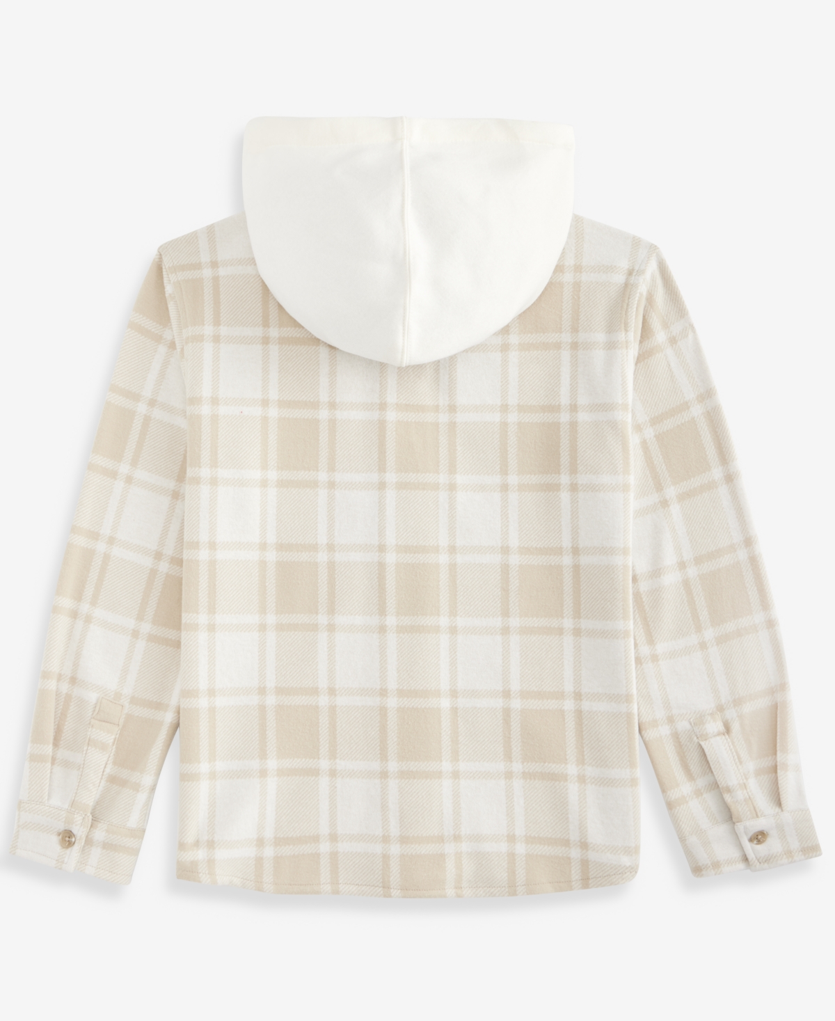Epic Threads Boys 5-20 Knit Flannel Hoodie, Macy's Exclusive In Neutral