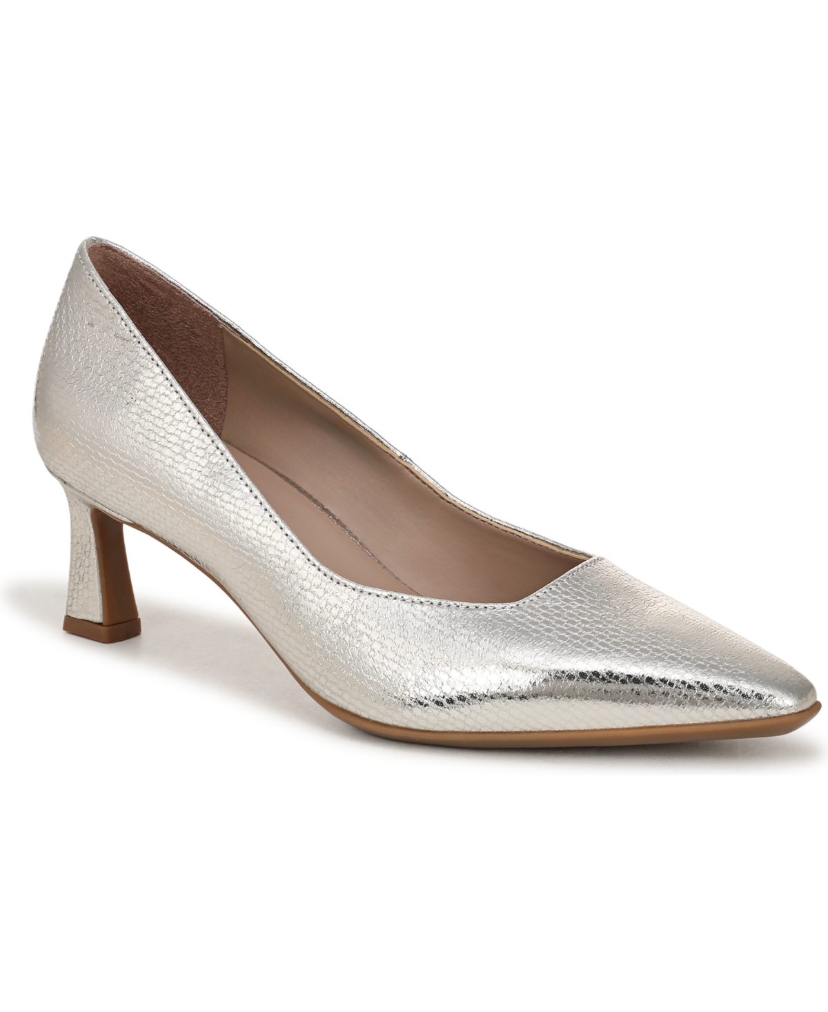Naturalizer Women's Tylan Point Toe Pump Shoes In Silver