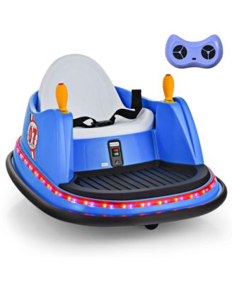 12V Vehicle 360&deg; Spin Race Toy Kids Ride On Bumper Car with Remote Control