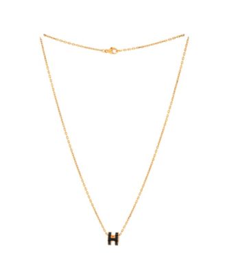 Pre-Owned HERMÃ‰S Pop H Pendant Chain Necklace