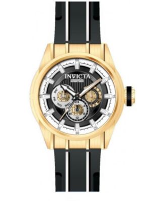 Men's 49055 Speedway  Quartz Chronograph White, Black Dial Watch