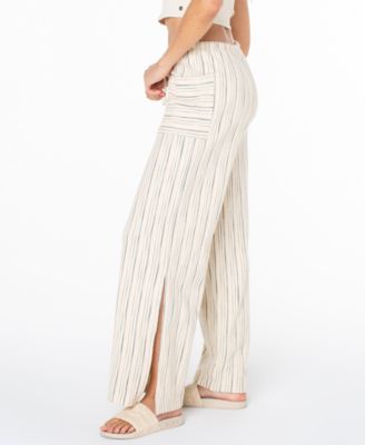 Women's High-Rise Beach Breeze Slub Stripe Pants