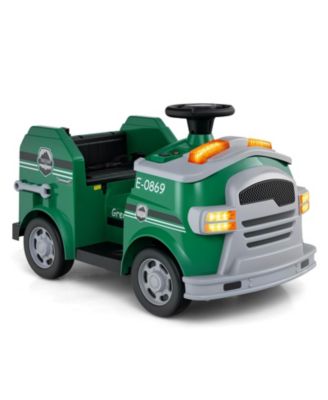 12V Kids Ride on Fire Truck Toddler Fire Toy Car with Shovel & Wrench