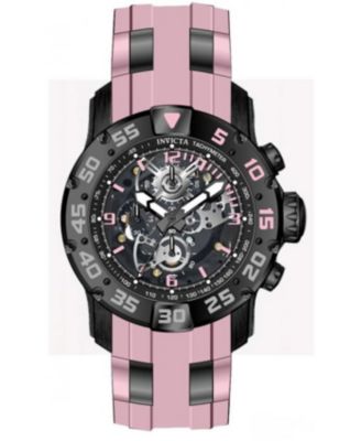 Men's 48061 Invicta Racing Quartz Multifunction Black Dial Watch