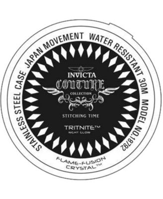 Women's 18792 Angel Quartz Chronograph White Dial Watch