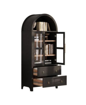 Streamdale 71" Arched Kitchen Pantry Cabinet 